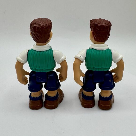 Vintage Fisher Price Boy Toy Figure 2.5” Set of 2 - Picture 2 of 5